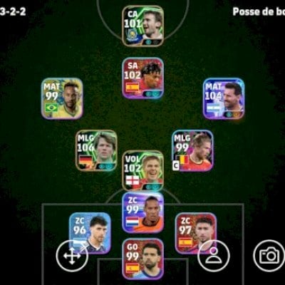 CONTA COM NOVO MESSI BLITZ CURLER E MATTHAUS 107 E GERRARD 103 3095 DE FORÇA