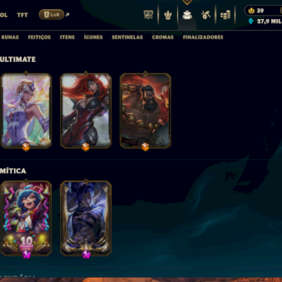Conta League of Legends Level 594 com todos campões