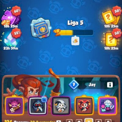 conta rush royale