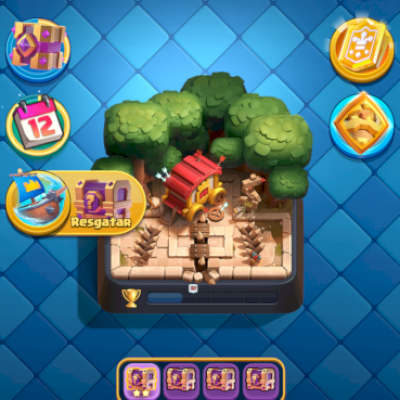 Conta clash gemada