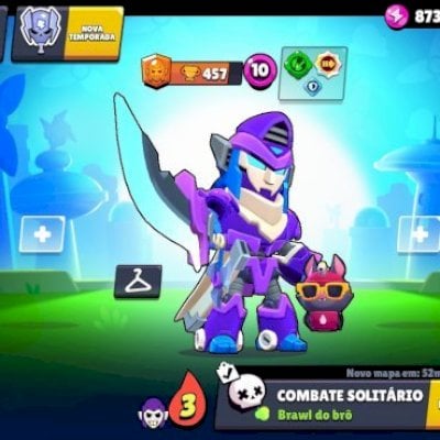 CONTA DE BRAWL COM 70 BRAWLERS E 16K DE 🏆