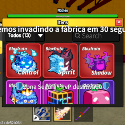 Conta de blox fruits level 2600 com good human