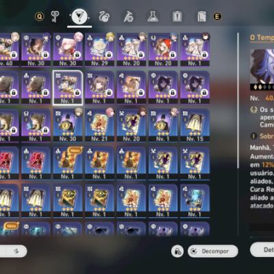 Conta lvl 29 com Bailu.