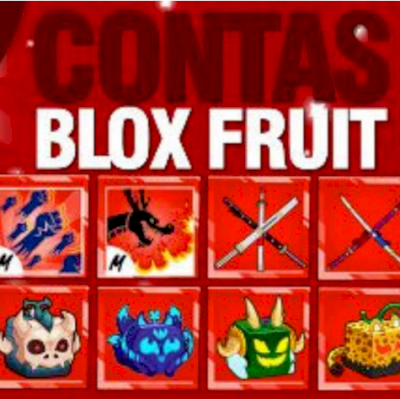 Contas Blox Fruits Com Chance De DARKBLADE E ROBUX ( LEIA A DESCRIÇÃO! )