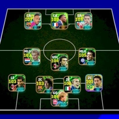 EFOOTBALL MOBILE/ FORÇA COLETIVA 3200+/ VÁRIOS ÉPICOS