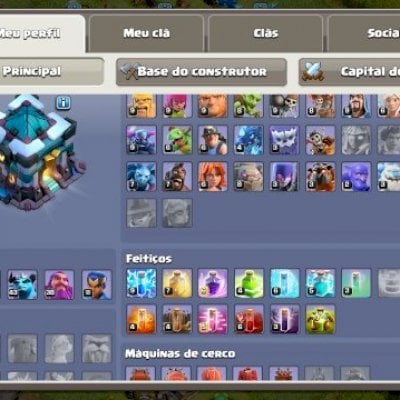CV 13 Inicial com equipamentos épicos desbloqueados