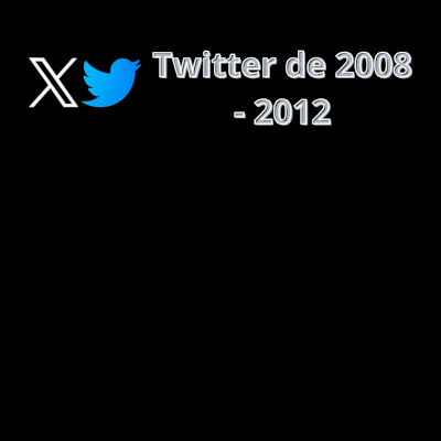 Conta Twitter de 2008 - 2012
