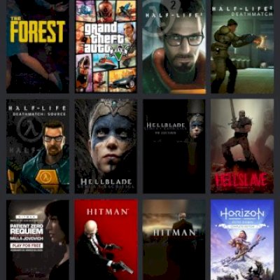 Vendo conta de steam tem mais de 1000 jogos na biblioteca e 6 jogos na conta
