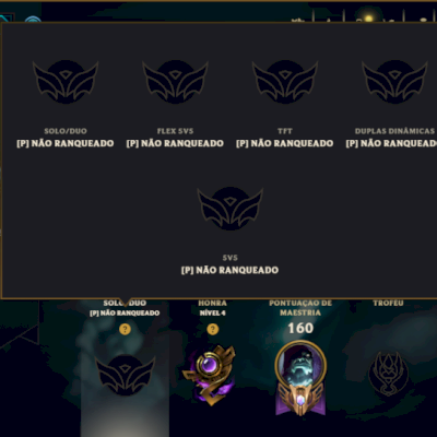 Unranked com 55 Champs e 46 Skins
