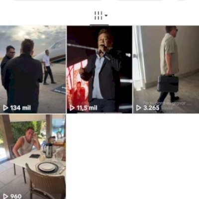Vendo conta do tik Tok bem engajada 1985 seguidores com