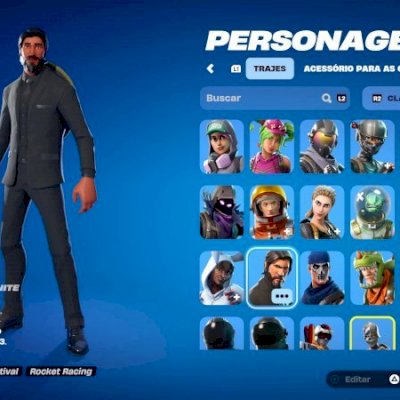 Conta rara e antiga Fortnite, Ikonic, Galaxy, Skins temporada 2 capítulo 1