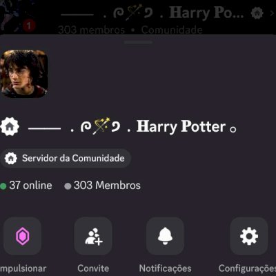 RPG de Harry Potter | +300 Membros | Sistemas e Comandos feitos.