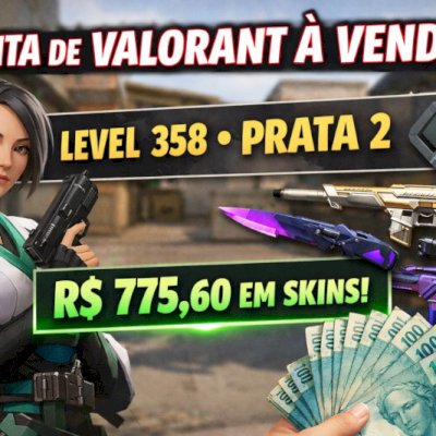 CONTA VALORANT FULL ACESSO COM SKINS NO PRECINHO 775 REAIS GASTOS