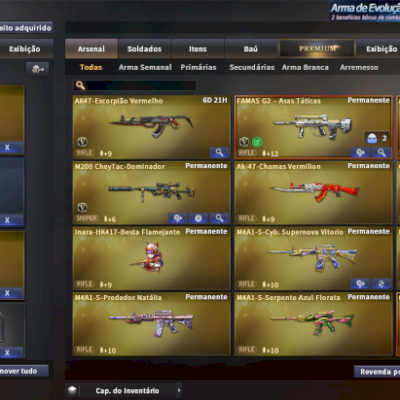 CONTA CROSSFIRE PREMIUM!