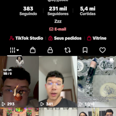 Conta tiktok 200k