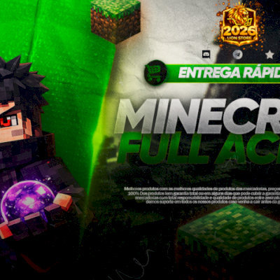 [OFERTA!!!] MINECRAFT JAVA+BEDROCK ORIGINAL | FULL ACESSO