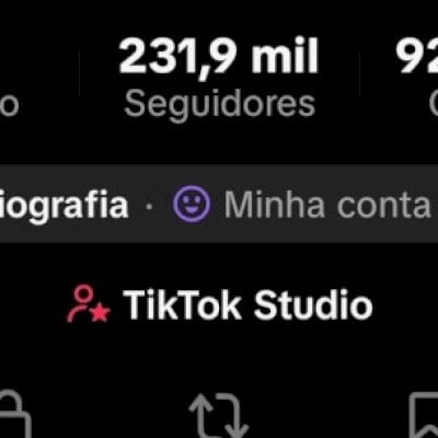 Conta a venda com 265K de seguidores, Todos subidos de forma organica.