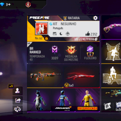 Conta de Free fire