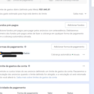 Facebook com Pagina/Bm + conta Instagram e gmail (ZRD)