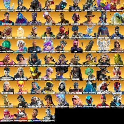 [216 Skins] Spider Man, Lara Croft, Wolverine, Marshmello, Doom, Groot, Eren ...