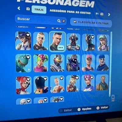 CONTA: 121 Skins, diversas de passe EX: OMEGA