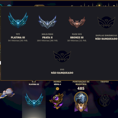 Prata 2 com TODOS os Champs e 99 Skins +6 Prestigios