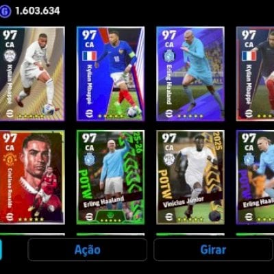 CONTA DE EFOOTBALL MOBILE 2022