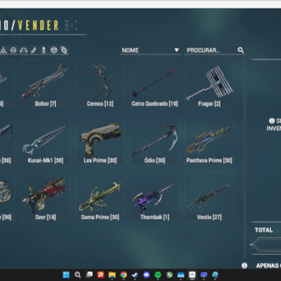 Conta Warframe