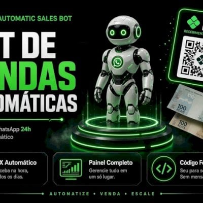 BOT DE VENDAS AUTOMÁTICAS PARA WHATSAPP