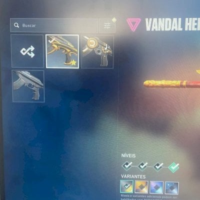 CONTA DE VALORANT COM 2 SKIND DE VANDAL E 1 DE FACA
