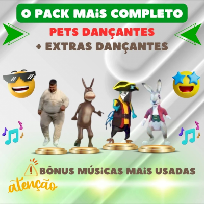 Pets dançantes+ Musicas mais usadas Melhor Pack da Internet
