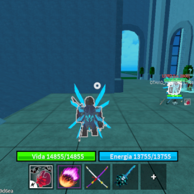 Conta de blox fruits com skin e várias v4, 10m bounty cdk,ttk, gravity Full awk