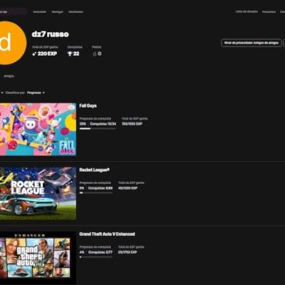 Conta Epic games antiga