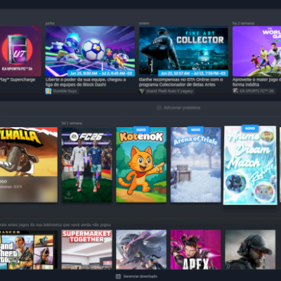 Conta Steam FULL ACESSO com FC 26, GTA 5 CS2 comp liberado.