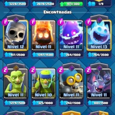 Conta Clash Royale - Arena 22 (8.528 Troféus) + 1.48M Ouro + 5.2k Gemas +Visuais