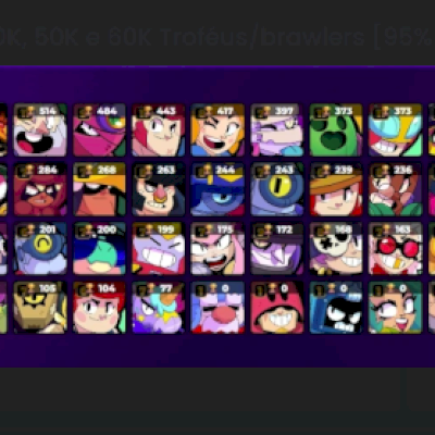 🔥 BRAWL STARS | 13K 🏆 | 61 BRAWLERS 🤖 | 3 LENDÁRIOS 🟡 | 13 HIPERCARGAS🔥 |