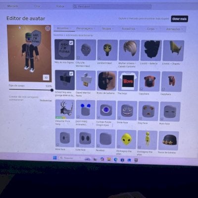 conta roblox gemada pra sair logo e blox fruits