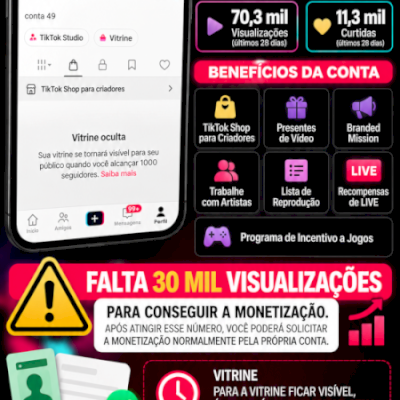TikTok Shop BR | 35,4K seguidores | 50,7K curtidas