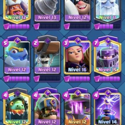Conta Clash Royale Nv 66 | 12.500 Troféus | 5 herói| 21 evolução