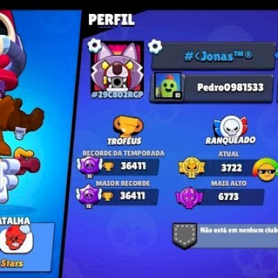 Conta de brawl stars muito boa 83/85 brawlers