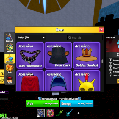 🔥 CONTA ENDGAME DE LUXO BLOX FRUITS | 2x DRAGÃO PERM + 2x DARK BLADE | TODAS AS