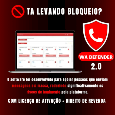 WaDefender Analisador de Força de Conta Zap + key Gen