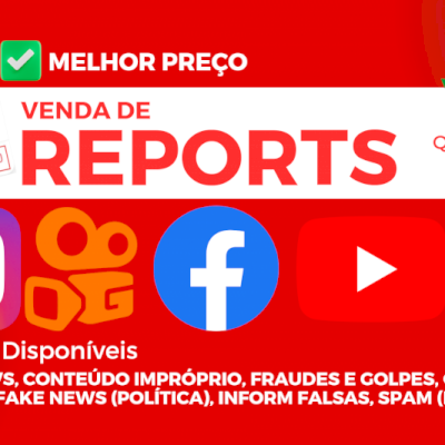 🚫 1K DENÚNCIAS PRA QUALQUER CONTA | Instagram, Kwai, TikTok, Facebook e YouTube