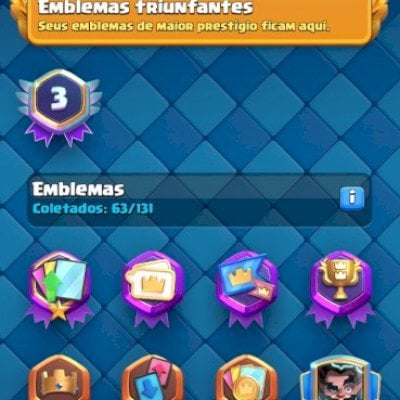 CONTA COM EMBLEMA DE 3 ANOS DE JOGADOR