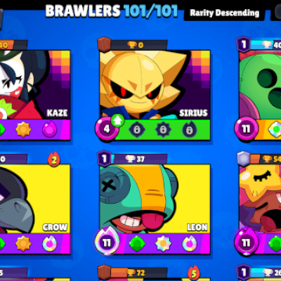 CONTA BRAWL STARS 52K