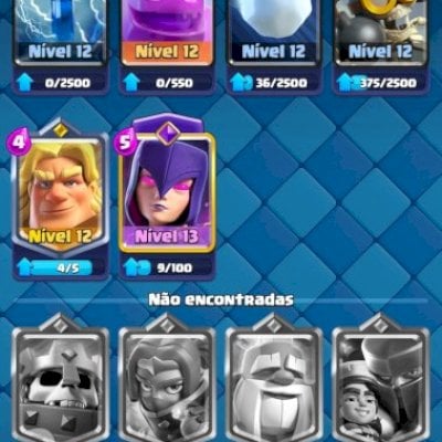 Conta de Clash árena 18 com quase todas as cartas