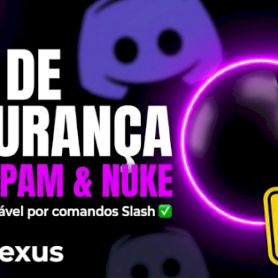 Bot de Segurança Discord - Anti-Spam, Filtro de Palavras e NuKe