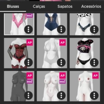 Conta feminina AG ✅ AP✅ rica$
