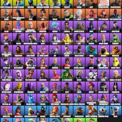 CONTA DE FORTNITE | +79 SKINS | 161 PICARETAS | 145 PLANADORES