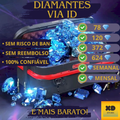 VENDAS DE DIAMANTES VIA (ID) ENTREGA AUTOMÁTICA